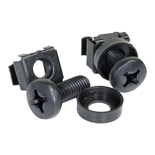 CNL 50PK Cage Nuts M6 Bk