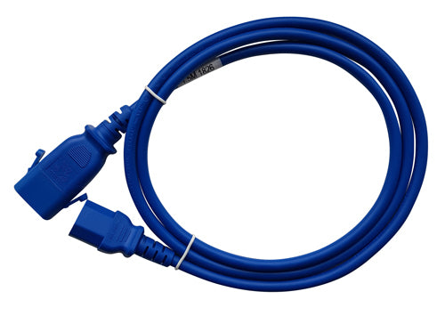 6PK Slock 2m Bl 16AWG C14-C13