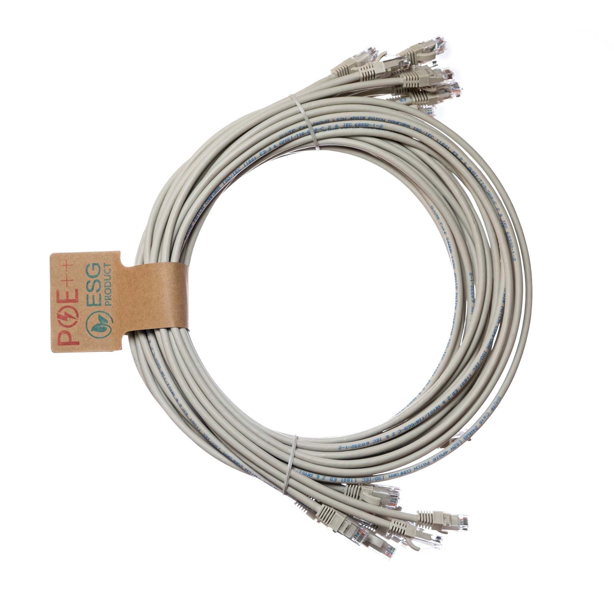 CNL 10PK 3M C6 Gy UTP PVC 24AWG FMB