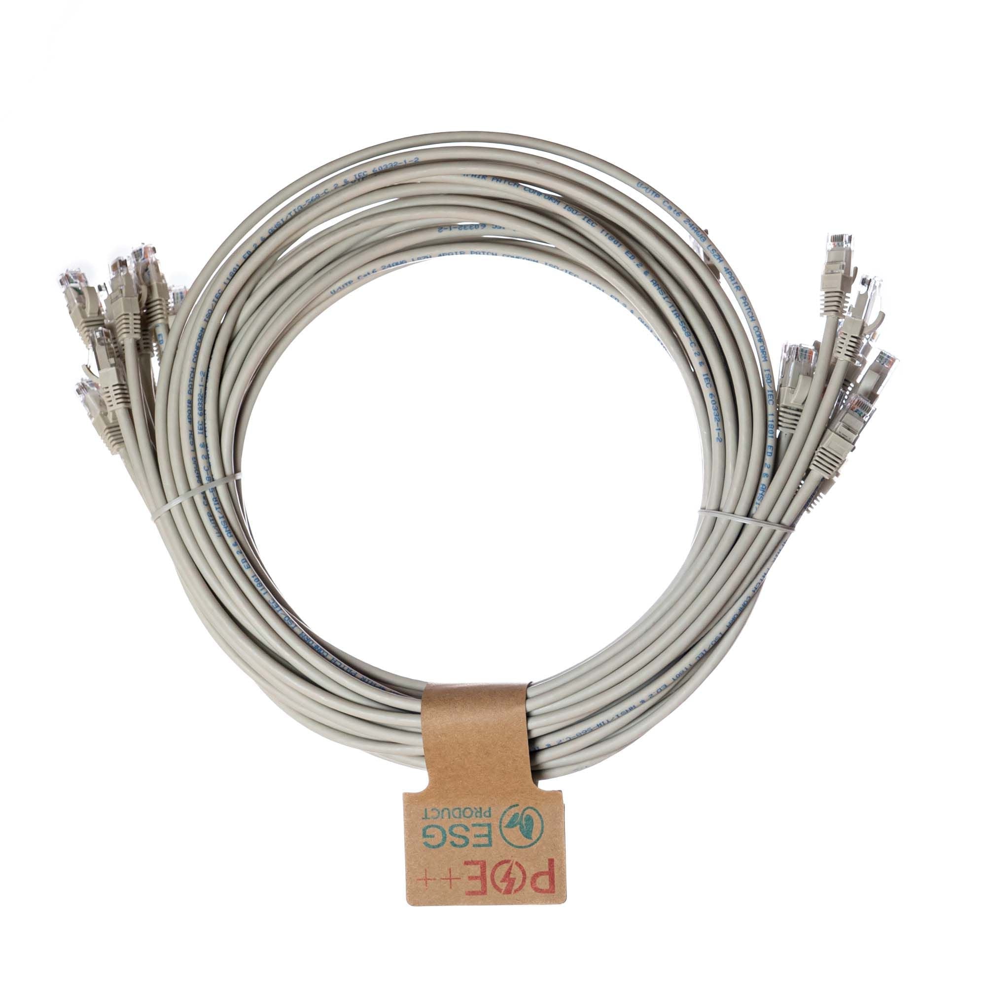 CNL 10PK 3M C6 Gy UTP PVC 24AWG FMB