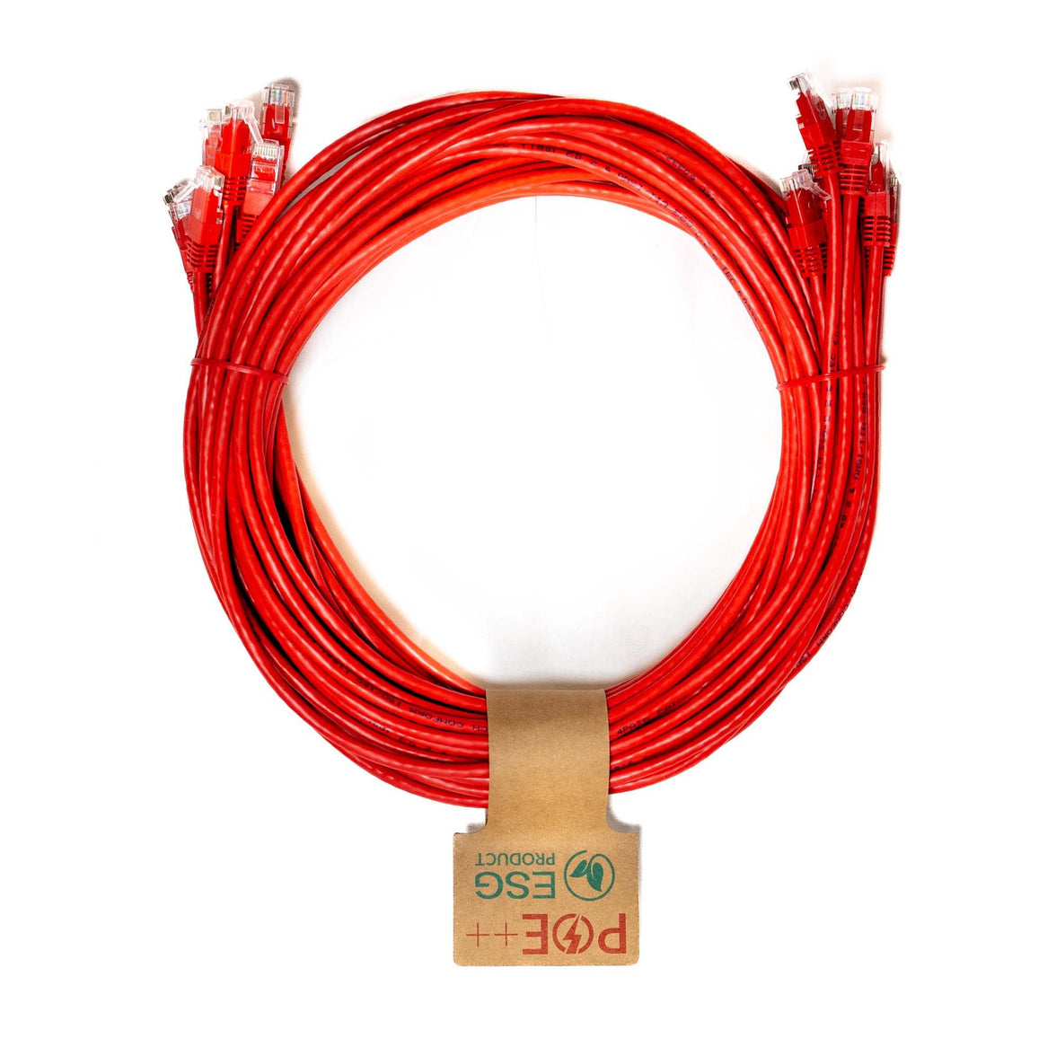 CNL 10PK 0.3M C6 Rd UTP PVC 24AWG FMB