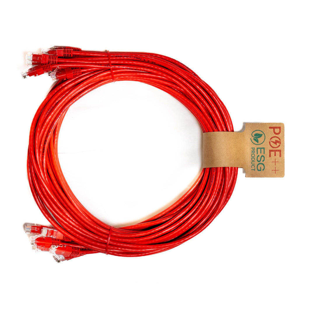 CNL 10PK 2.5M C6 Rd UTP PVC 24AWG FMB