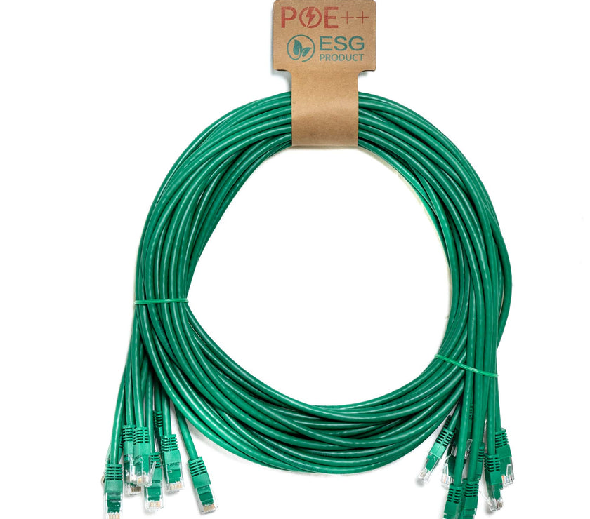 CNL 10PK 0.5M C6 Gn UTP PVC 24AWG FMB