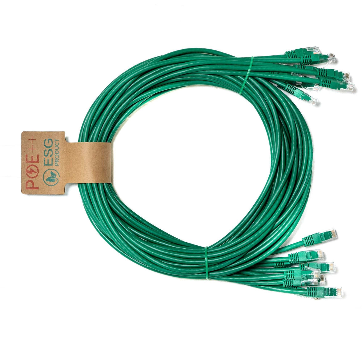 CNL 10PK 1.5M C6 Gn UTP PVC 24AWG FMB