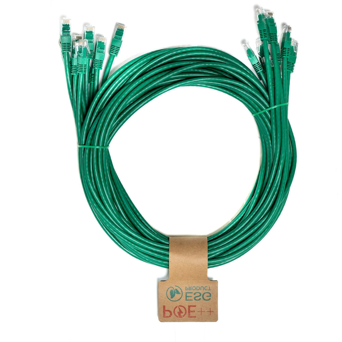 CNL 10PK 3M C6 Gn UTP PVC 24AWG FMB