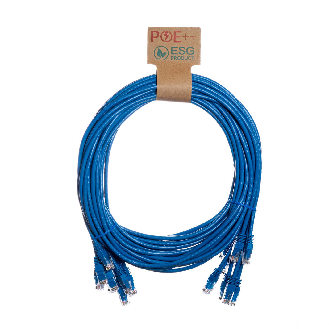 CNL 10PK 1.5M C6 Bl UTP PVC 24AWG FMB