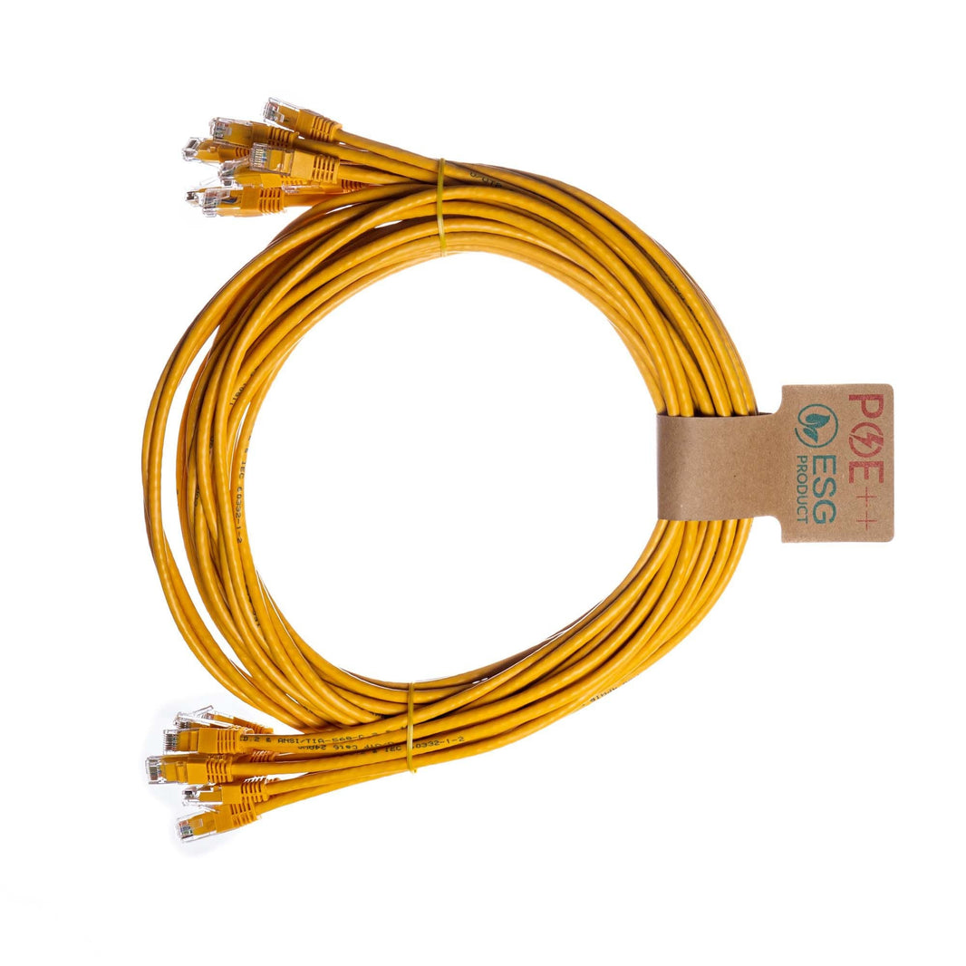 CNL 10PK 1.5M C6 Yw UTP PVC 24AWG FMB
