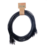 CNL 10PK 0.3M C6 Bk UTP PVC 24AWG FMB