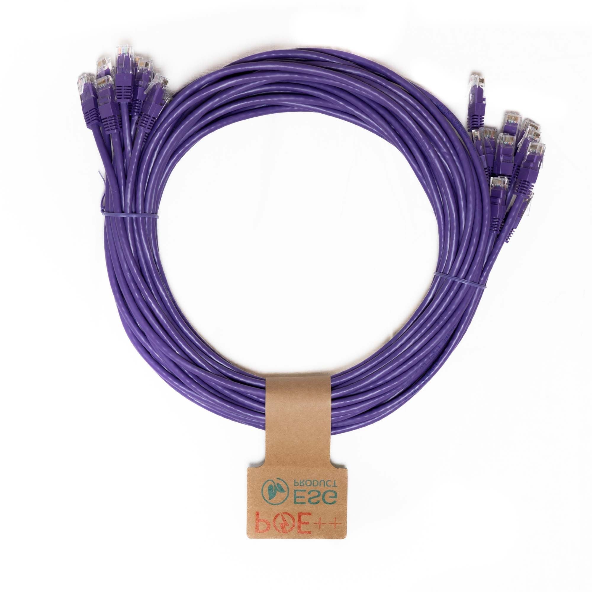 CNL 10PK 0.3M C6 Vi UTP PVC 24AWG FMB