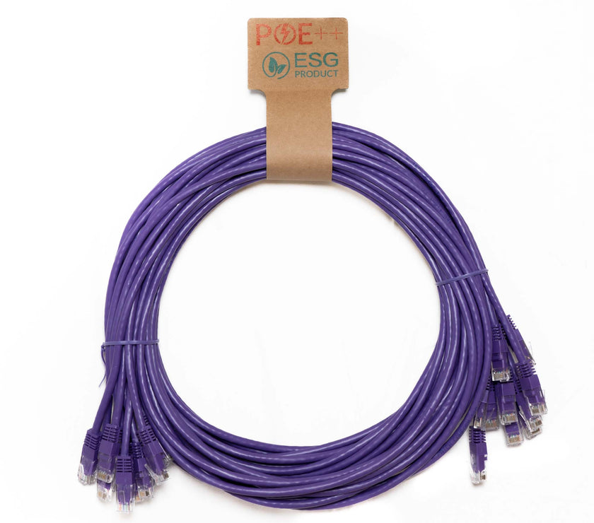 CNL 10PK 2M C6 Vi UTP PVC 24AWG FMB