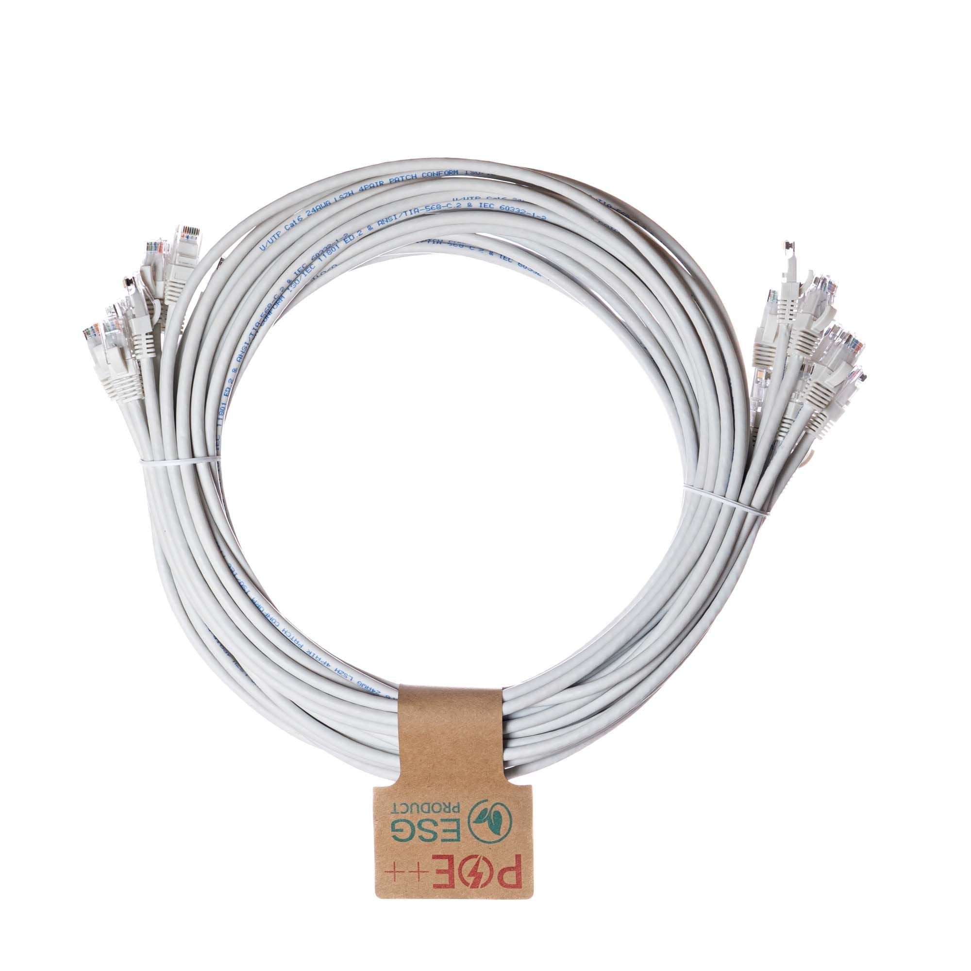 CNL 10PK 2M C6 Wh UTP PVC 24AWG FMB