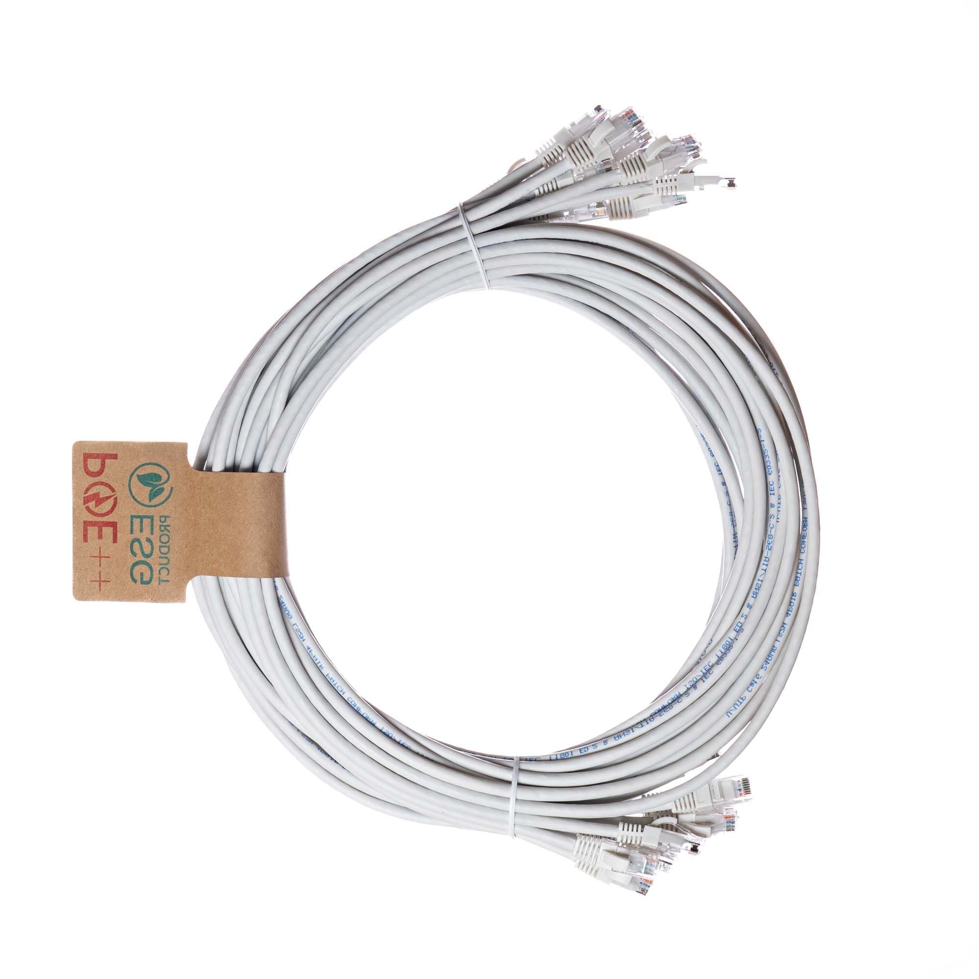 CNL 10PK 3M C6 Wh UTP PVC 24AWG FMB