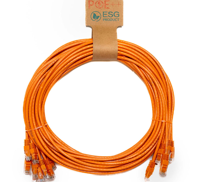 CNL 10PK 0.3M C6 Or UTP PVC 24AWG FMB