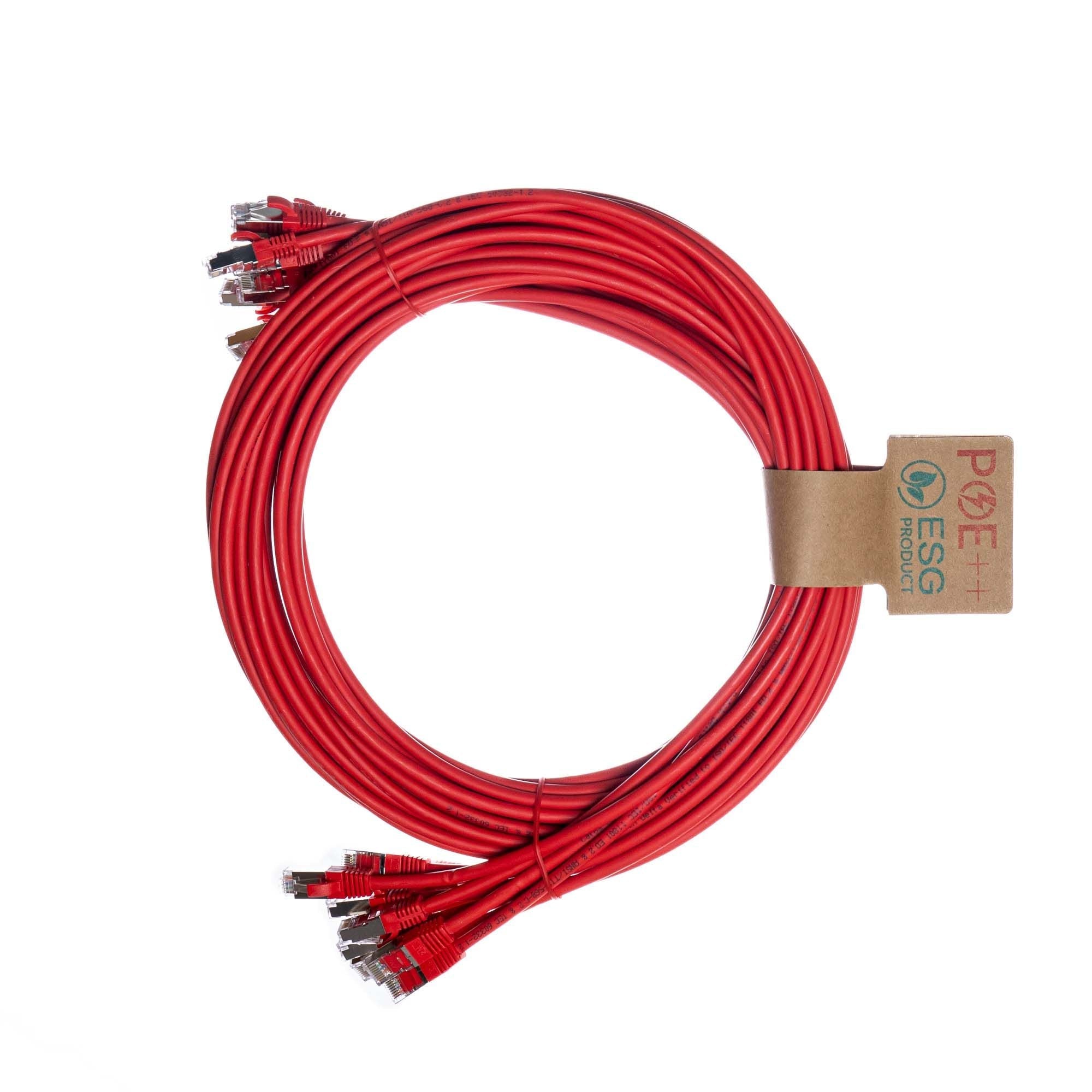 CNL 10PK 1.5M C6a Rd SFTP Ls 26AWG SB
