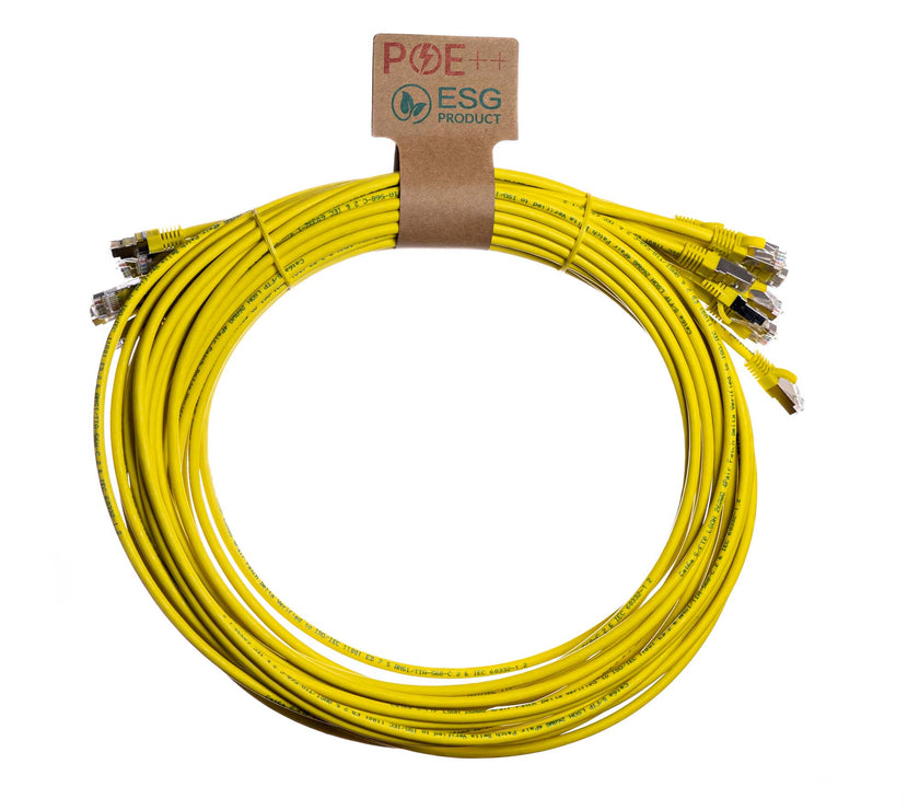 CNL 10PK 1.5M C6a Yw SFTP Ls 26AWG SB