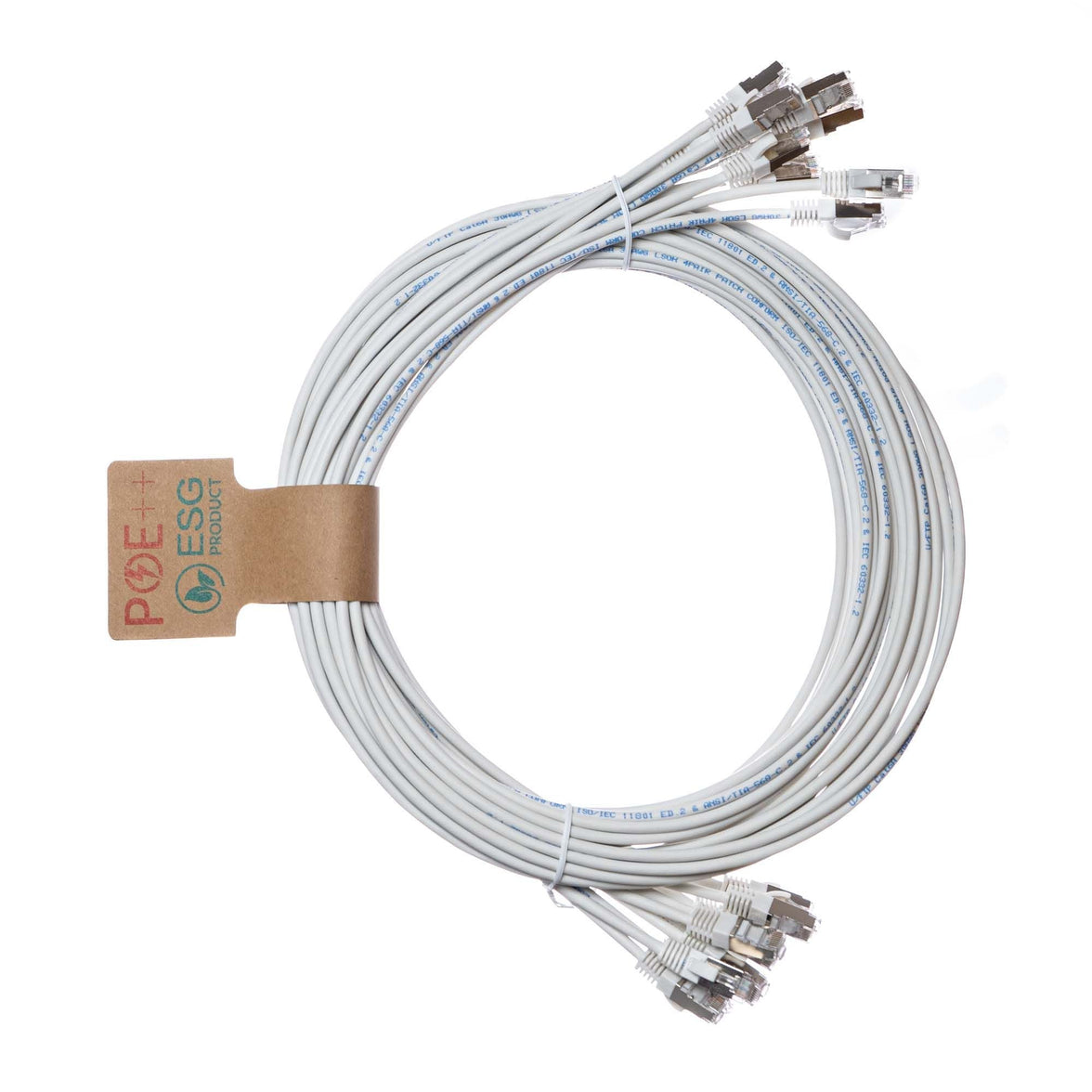 CNL 10PK 3M C6a Wh SFTP Ls 26AWG SB