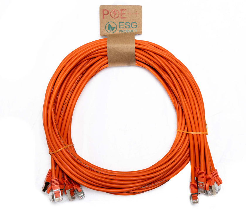 CNL 10PK 3M C6a Or SFTP Ls 26AWG SB