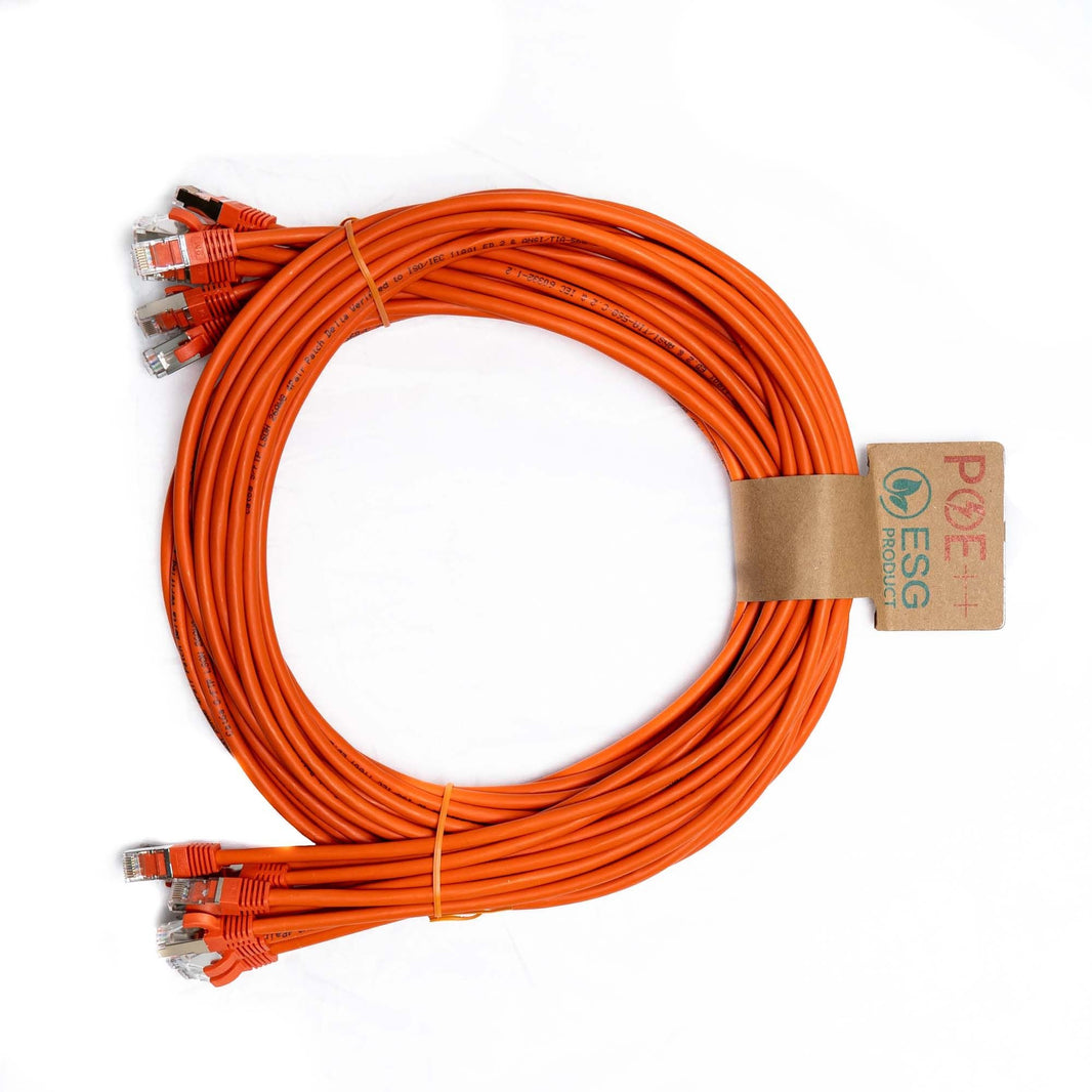 CNL 10PK 3M C6a Or SFTP Ls 26AWG SB