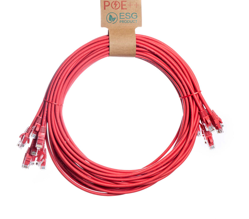 CNL 10PK 3M C6 Rd UTP Ls 24AWG SB