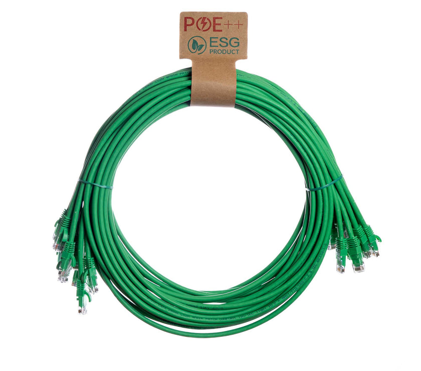 CNL 10PK 0.2M C6 Gn UTP Ls 24AWG SB