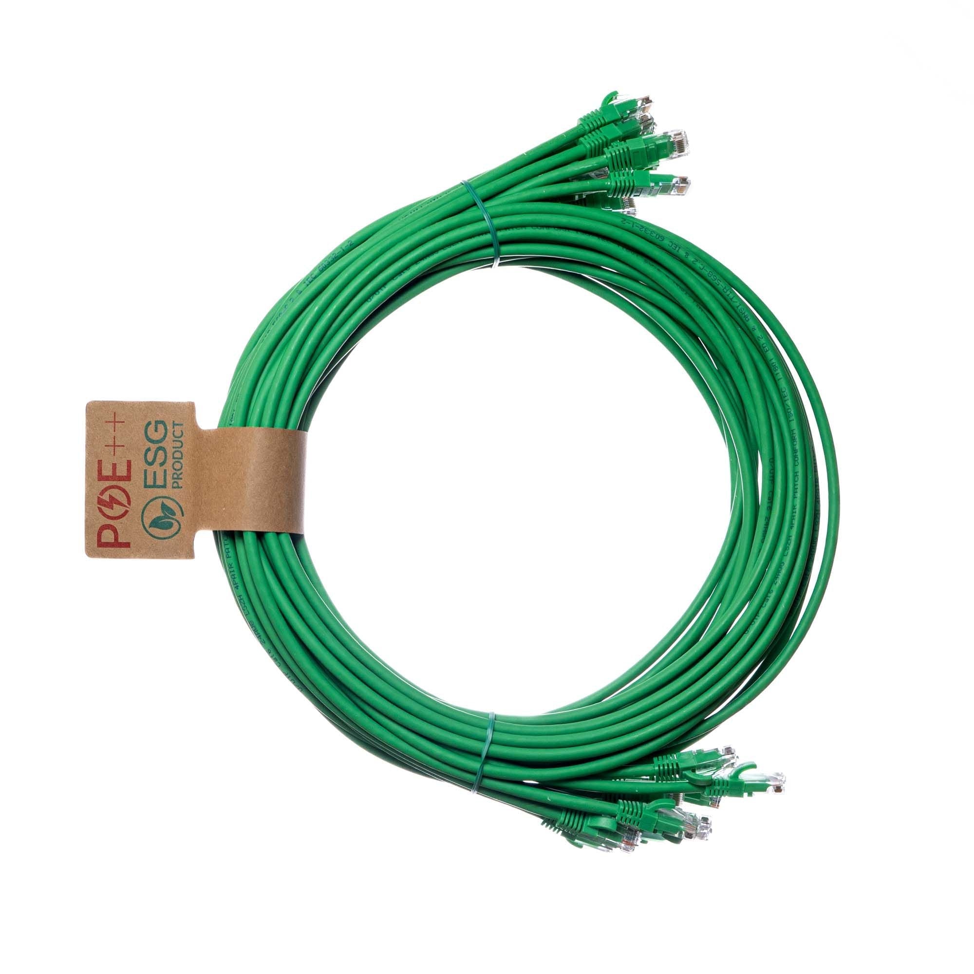 CNL 10PK 1.5M C6 Gn UTP Ls 24AWG SB