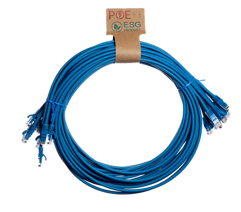 CNL 10PK 0.3M C6 Bl UTP Ls 24AWG SB