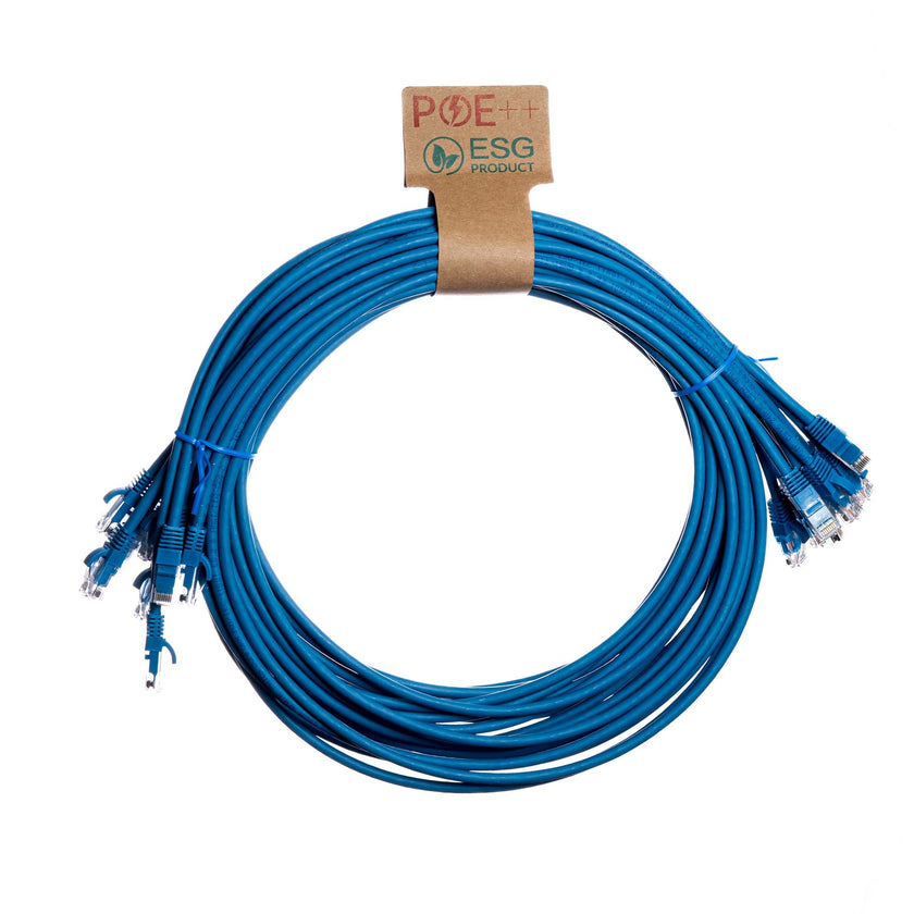 CNL 10PK 1M C6 Bl UTP Ls 24AWG SB