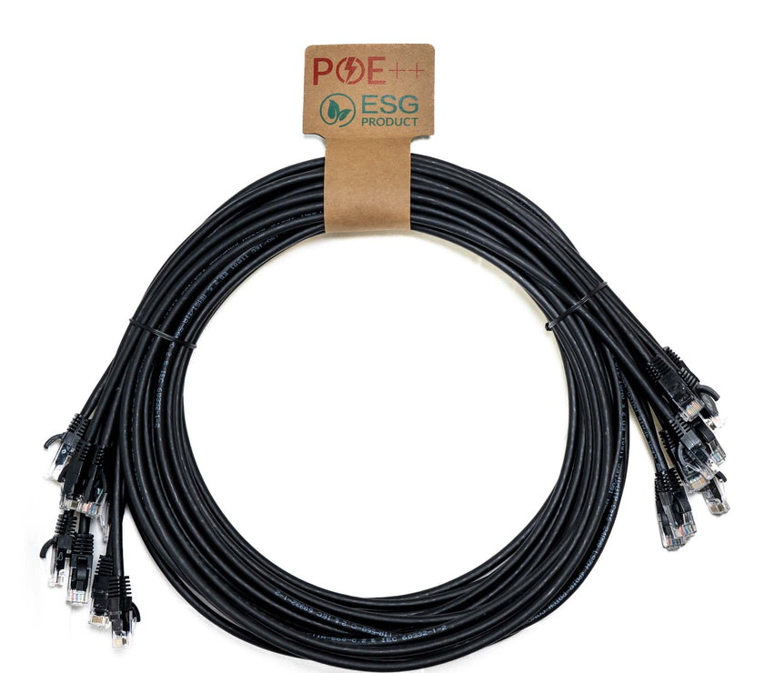 CNL 10PK 1.5M C6 Bk UTP Ls 24AWG SB