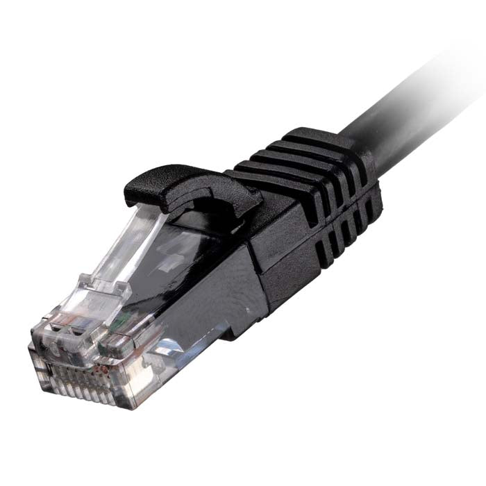 CNL 100PK 3M C6 Bk UTP Ls 24AWG SB