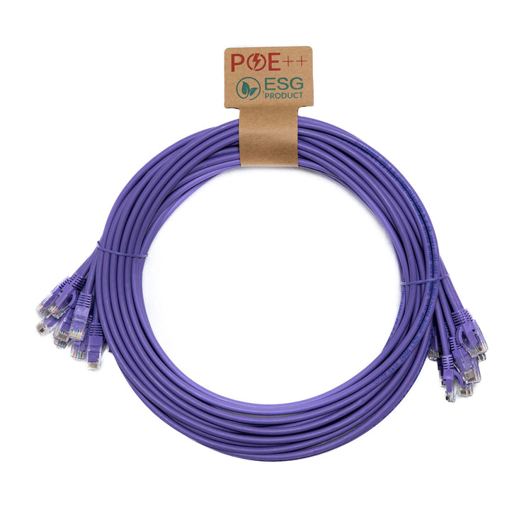 CNL 10PK 0.3M C6 Vi UTP Ls 24AWG SB