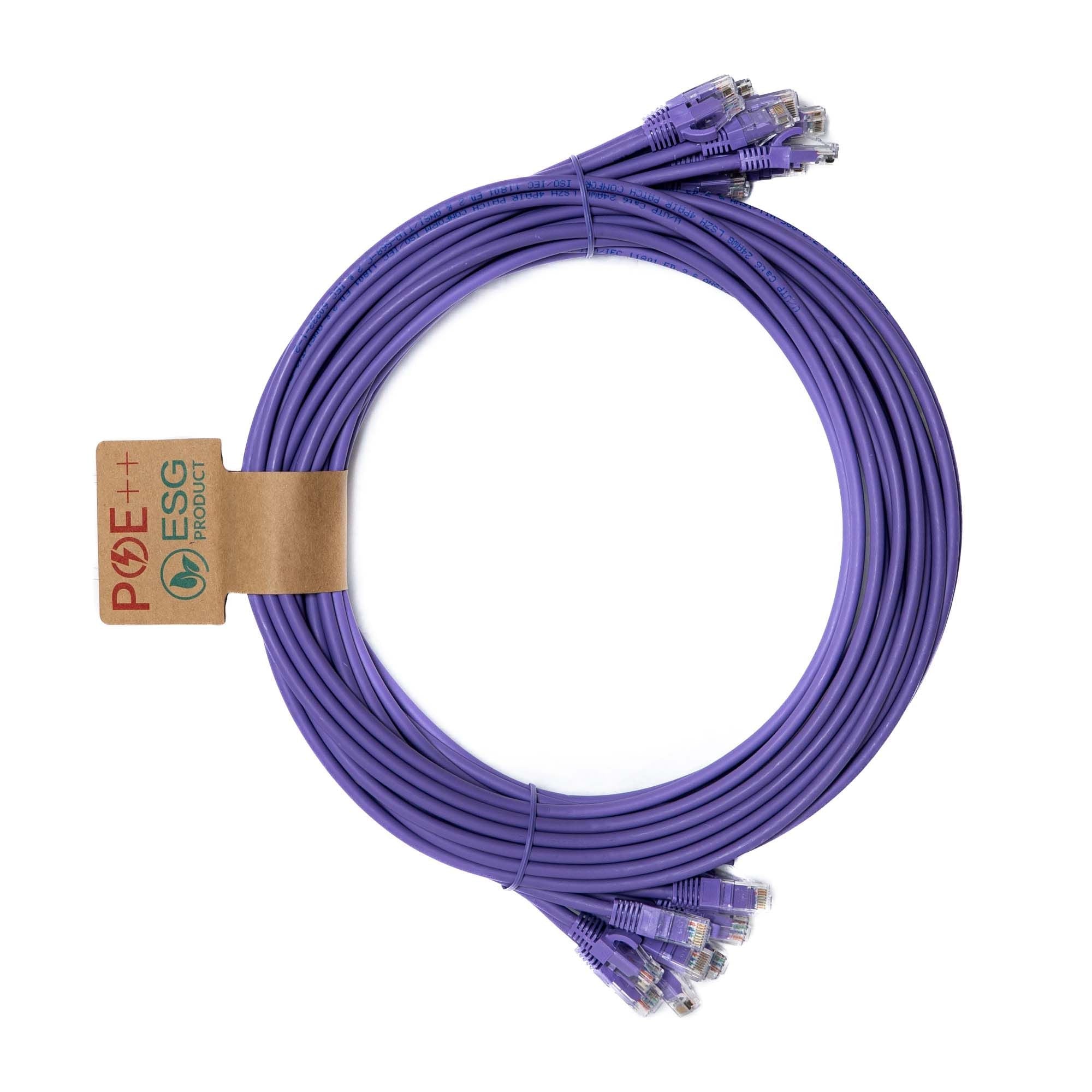 CNL 10PK 0.3M C6 Vi UTP Ls 24AWG SB