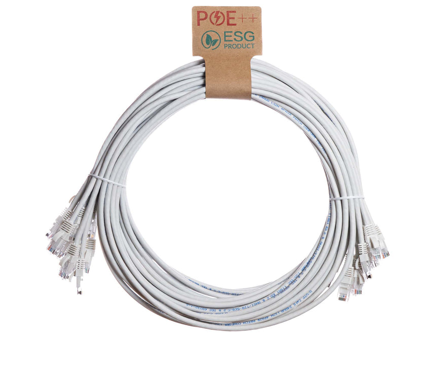 CNL 10PK 0.5M C6 Wh UTP Ls 24AWG SB
