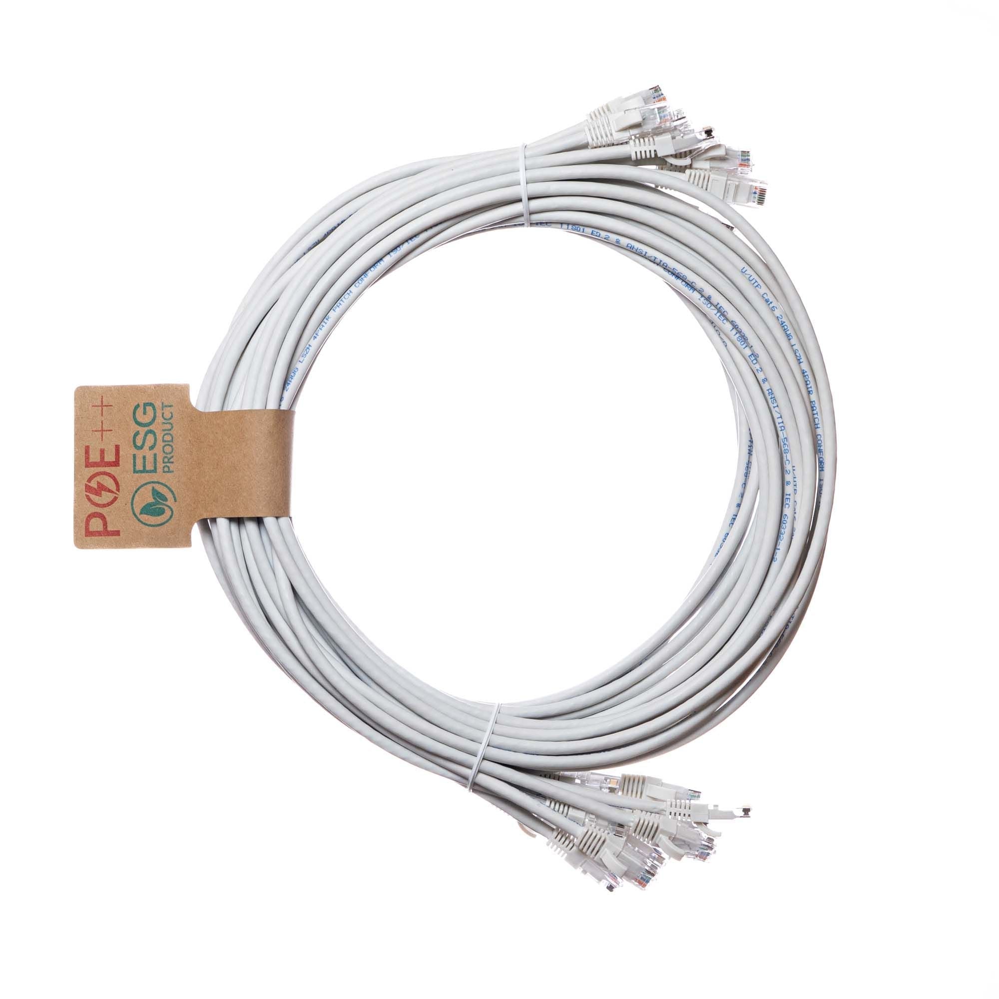 CNL 10PK 1.5M C6 Wh UTP Ls 24AWG SB
