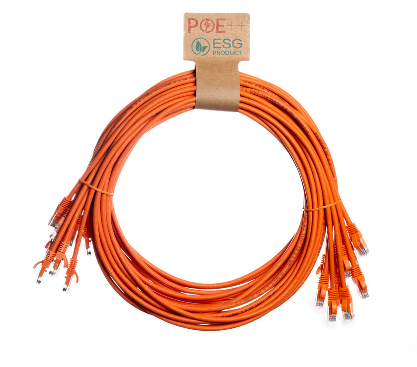 CNL 10PK 0.5M C6 Or UTP Ls 24AWG SB