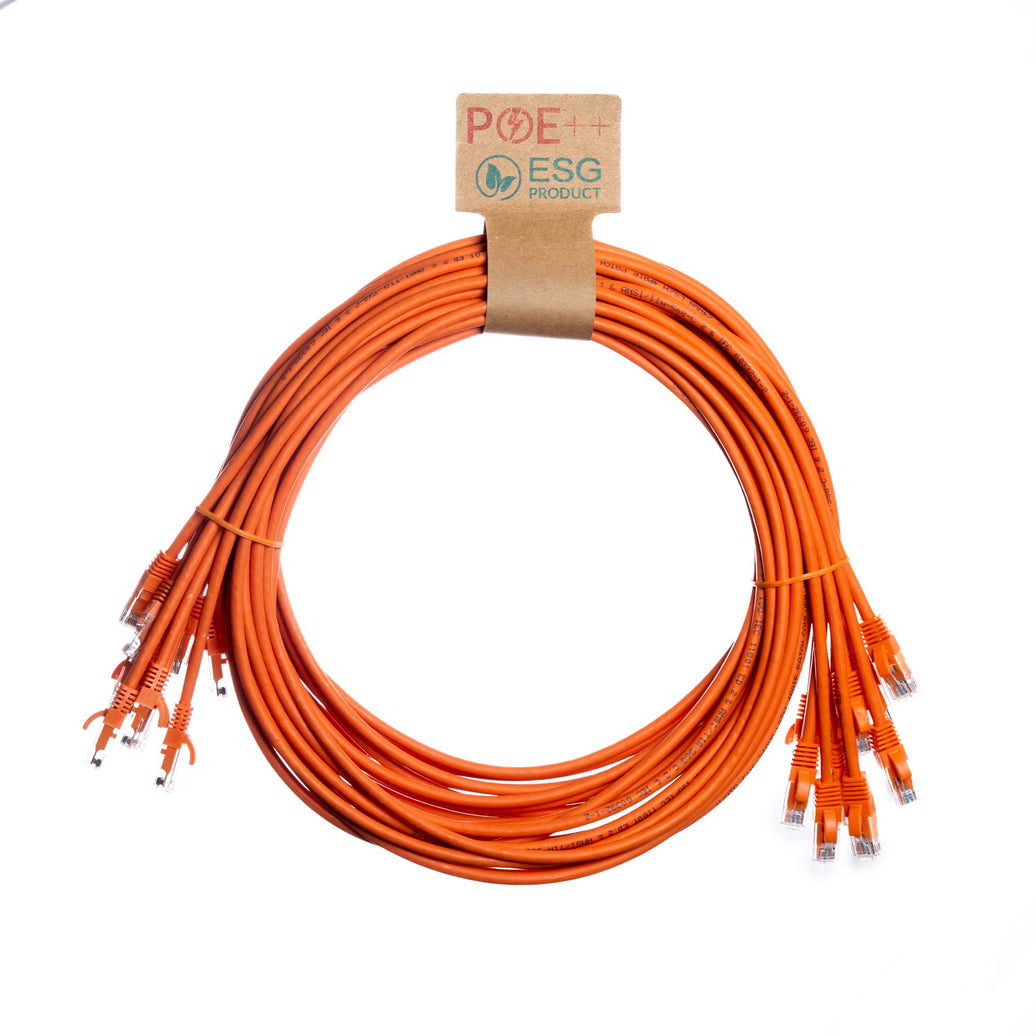 CNL 10PK 2.5M C6 Or UTP Ls 24AWG SB