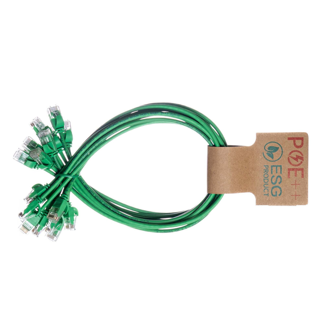 CNL 10PK 1M C6 Gn UTP Ls 30AWG Slim SB