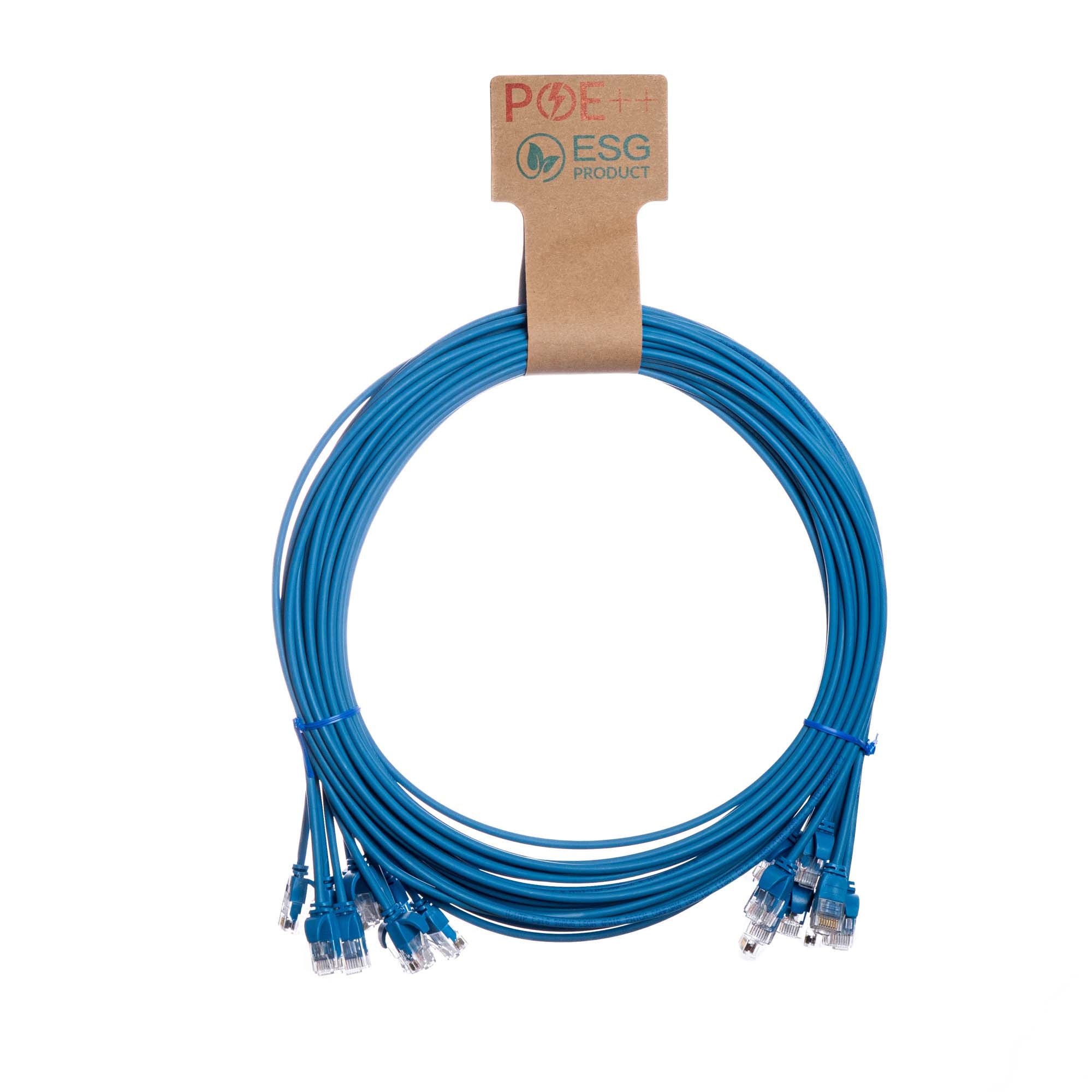 CNL 10PK 3M C6 Bl UTP Ls 30AWG Slim SB
