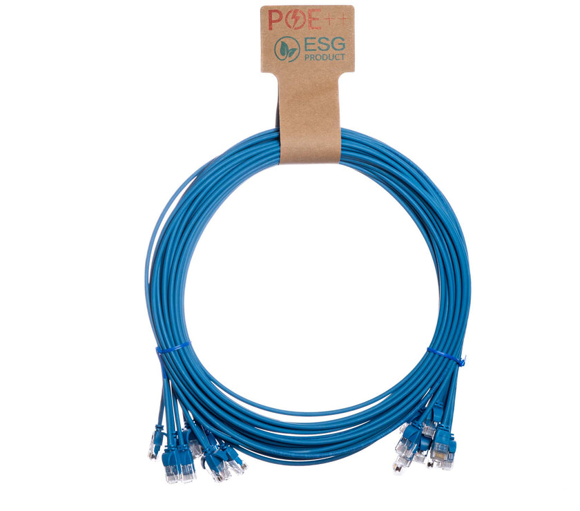 CNL 10PK 3M C6 Bl UTP Ls 30AWG Slim SB