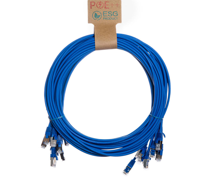 CNL 10PK 2.5M C6a Bl FTP Ls 30AWG SB