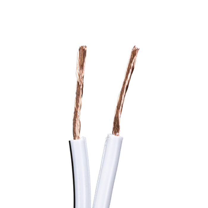 CNL 2C 1.5mm Spkr Cable PVC Wh 100m