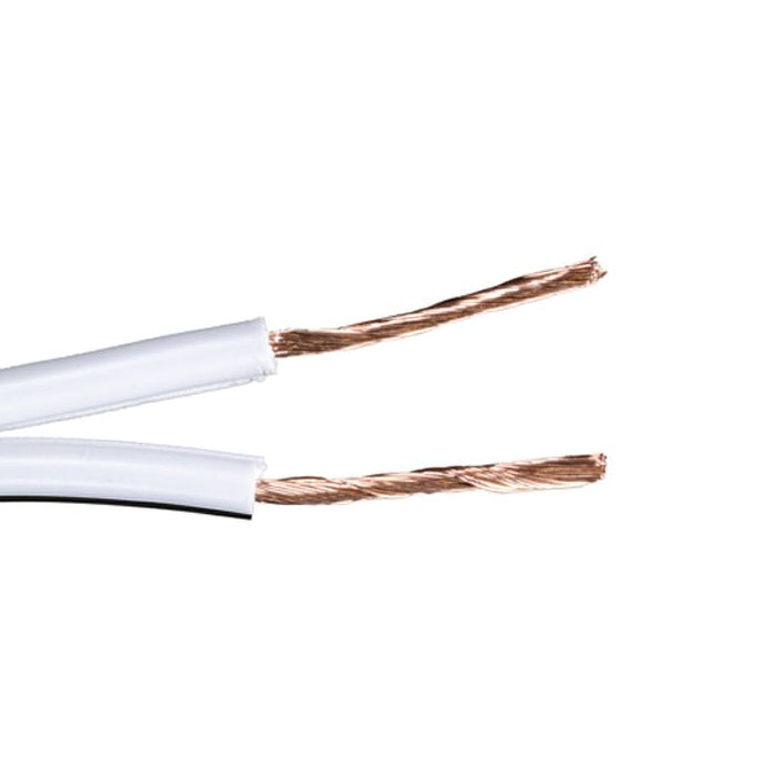 CNL 2C 1.5mm Spkr Cable PVC Wh 100m