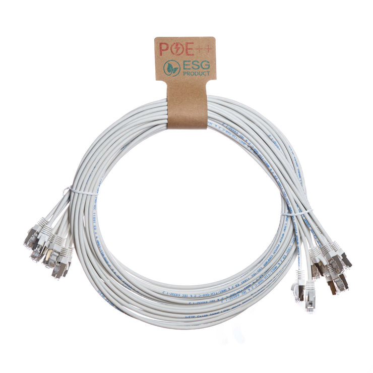 CNL 10PK 0.25M C6a Wh FTP Ls30AWGSlimSB