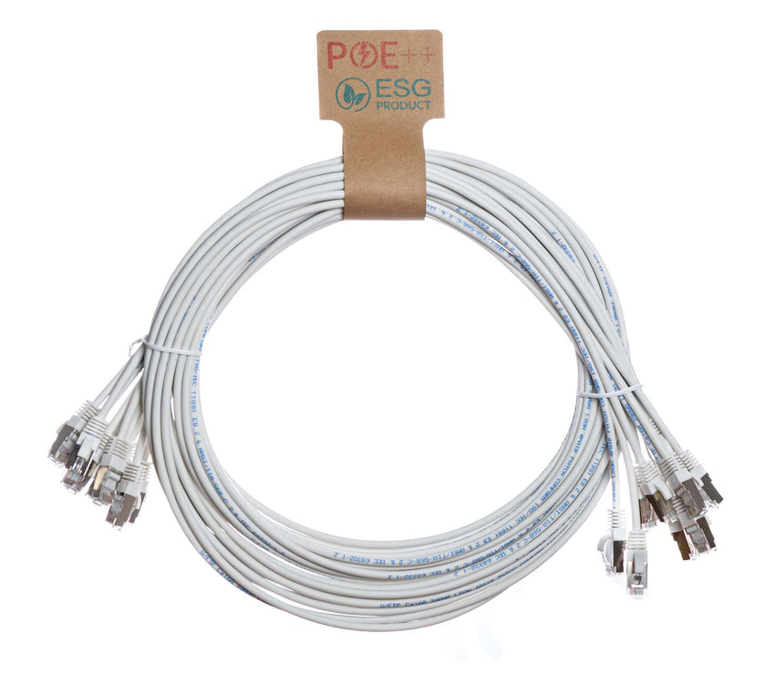 CNL 10PK 0.25M C6a Wh FTP Ls30AWGSlimSB