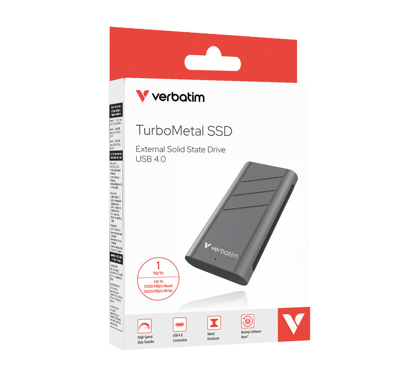 Verbatim TurboMetal SSD USB4 1TB