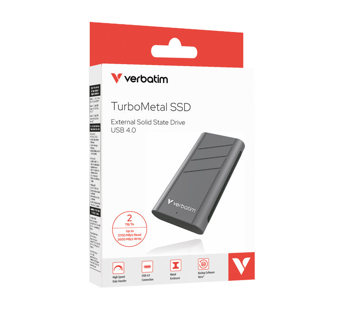 Verbatim TurboMetal SSD USB4 2TB