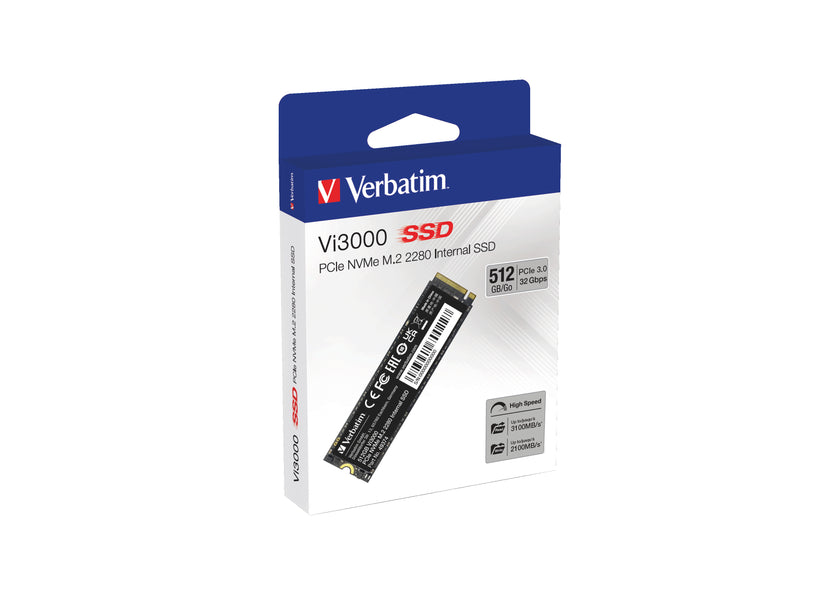 Verbatim Vi3000 PCIe NVMe SSD 512GB