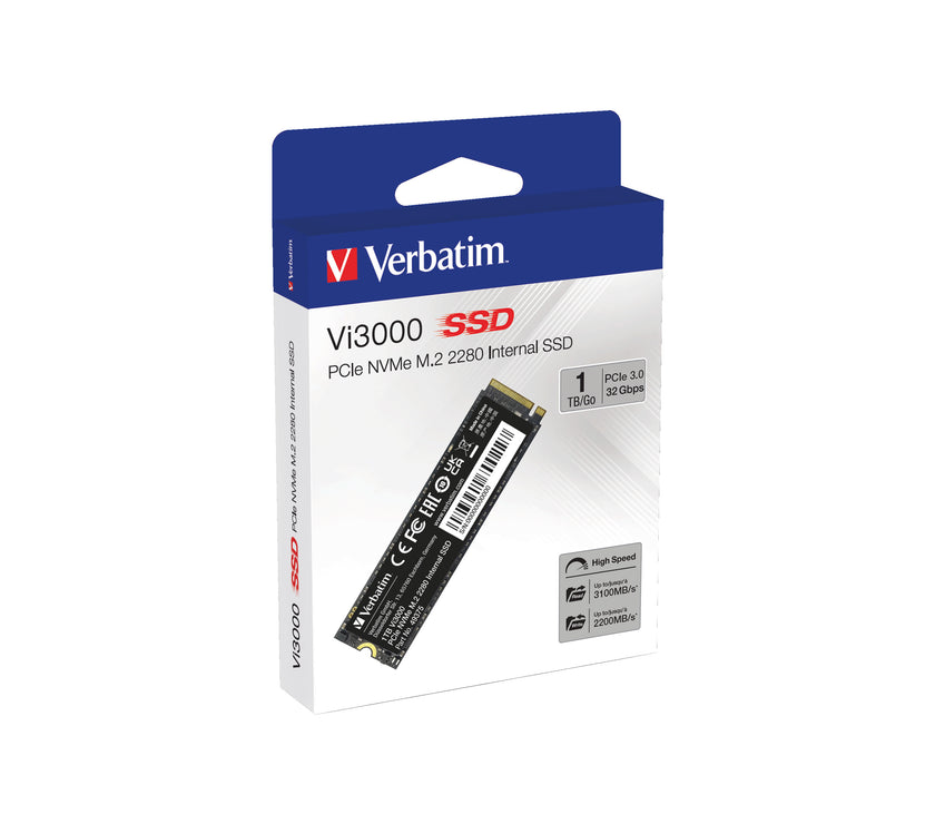 Verbatim Vi3000 PCIe NVMe M.2 SSD 1TB