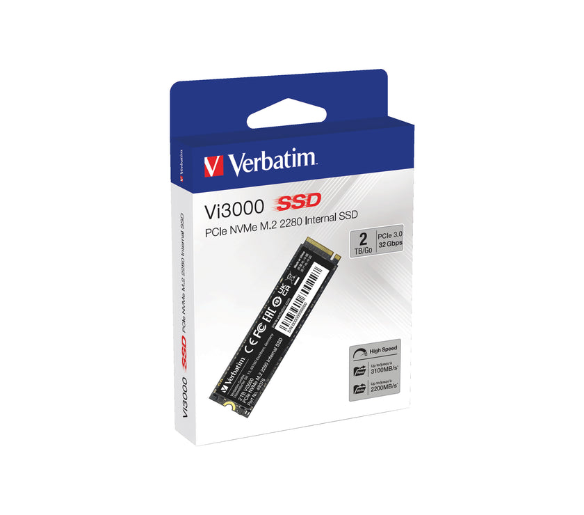 Verbatim Vi3000 PCIe NVMe M.2 SSD 2TB