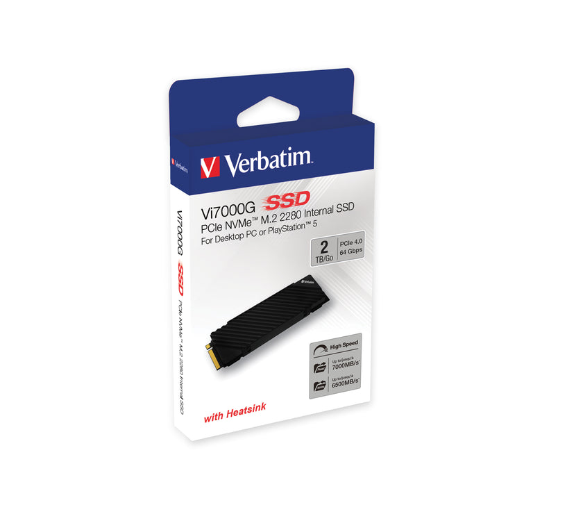 Verbatim Vi7000G PCIe NVMe M.2 SSD 2TB
