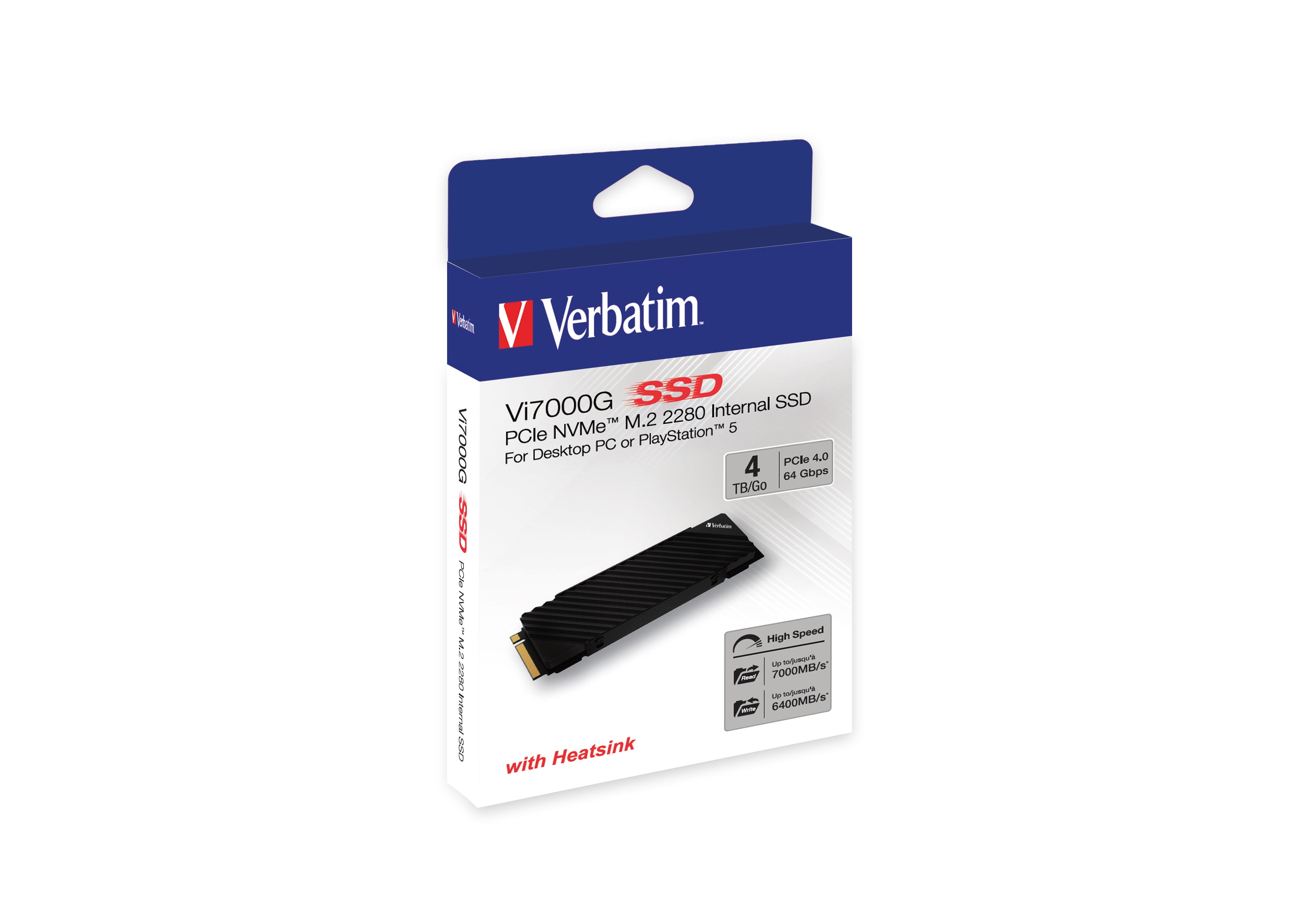 Verbatim Vi7000G PCIe NVMe M.2 SSD 4TB